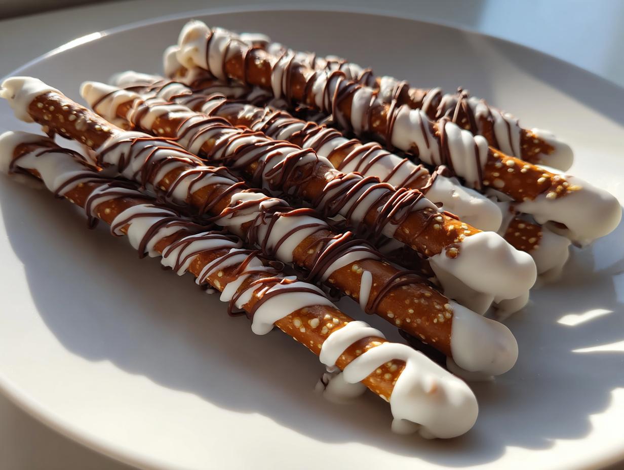 Mummy Pretzel Rods