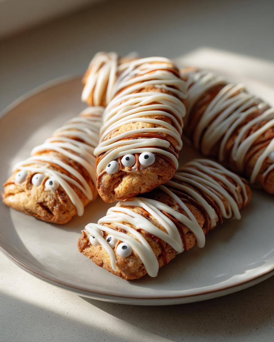 Spooky 24 Mummy Wrapped Cookies Kids Love to Make 5 Mummy Wrapped Cookies - detail 1