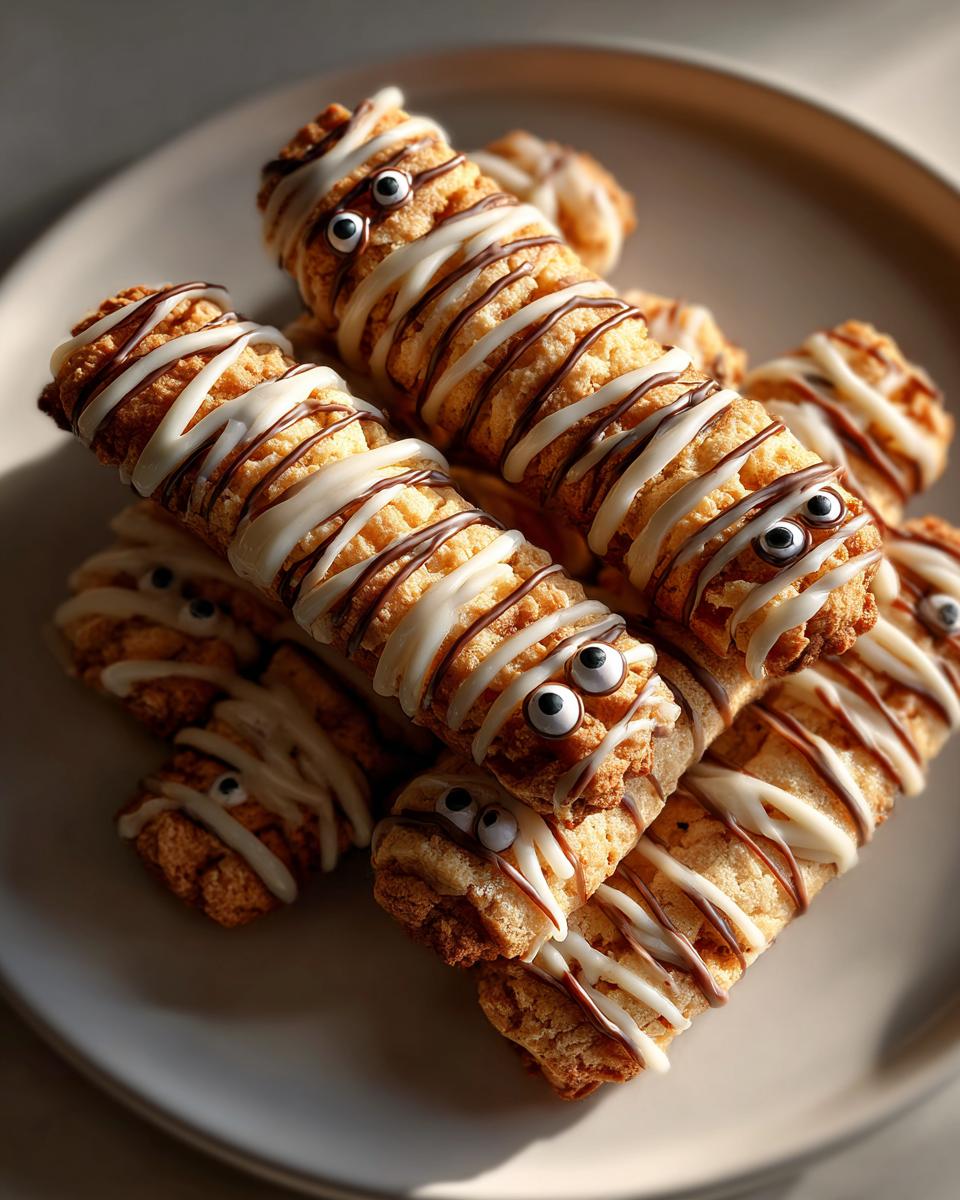 Spooky 24 Mummy Wrapped Cookies Kids Love to Make 7 Mummy Wrapped Cookies - detail 3