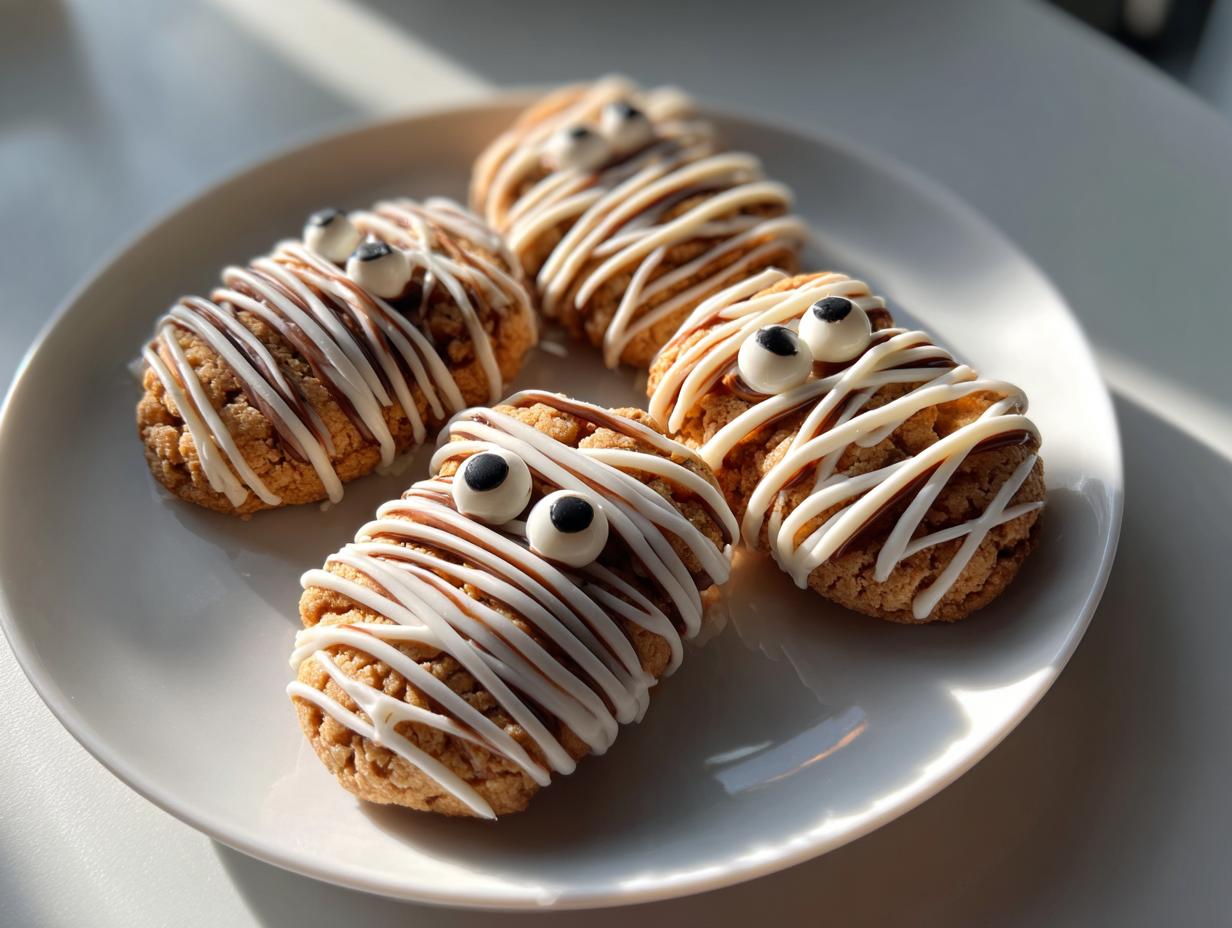 Mummy Wrapped Cookies