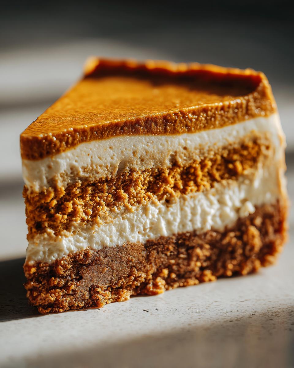 No-Bake Pumpkin Cheesecake - detail 1