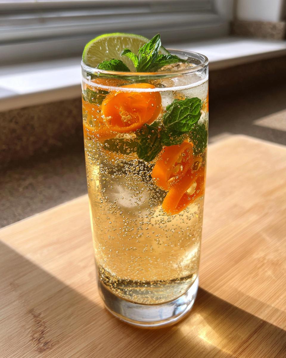 5-Minute Non Alcoholic Habanero Prosecco Cocktail - 7 Non Alcoholic Habanero Prosecco Cocktail - detail 3