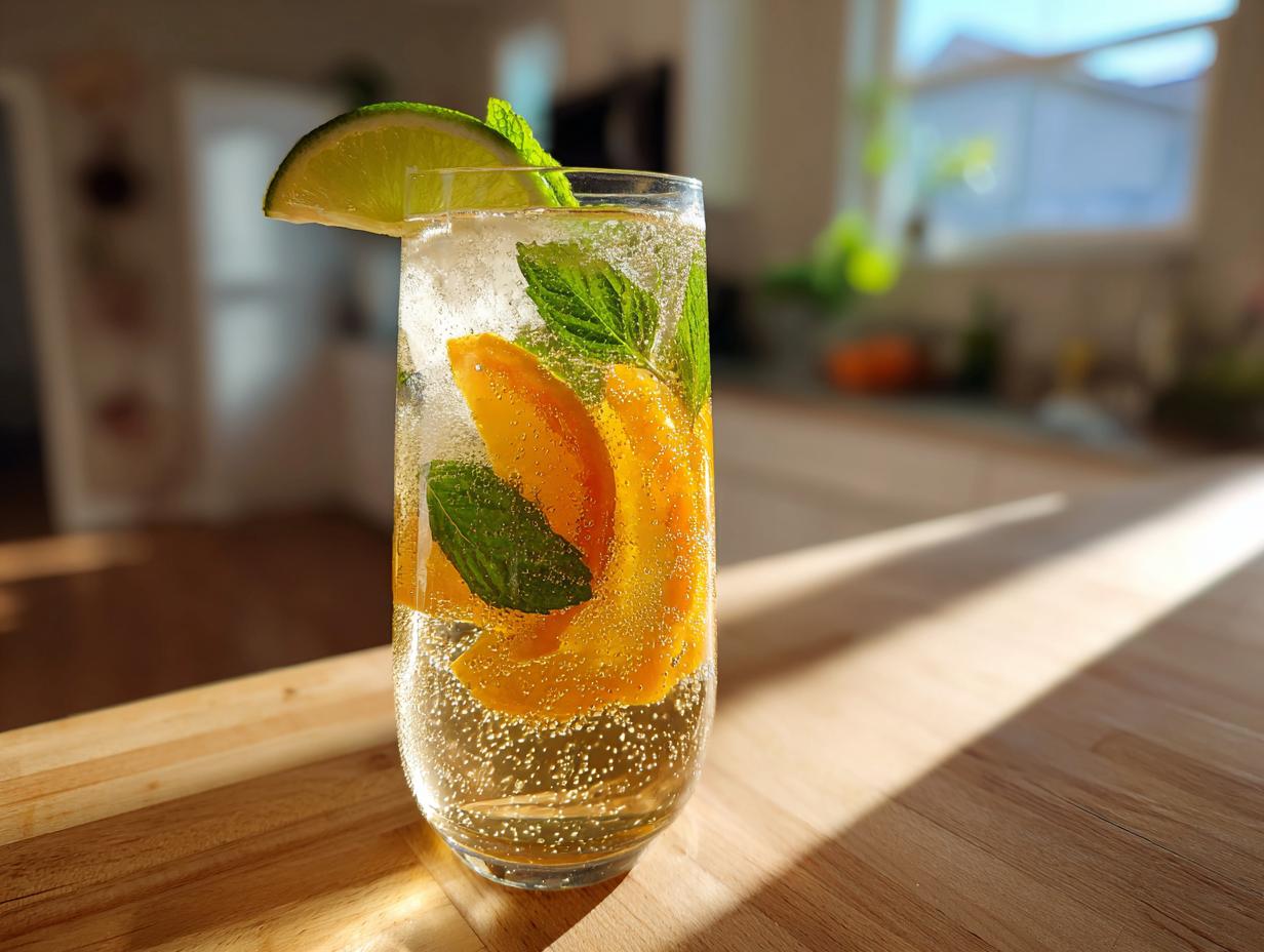 Non Alcoholic Habanero Prosecco Cocktail