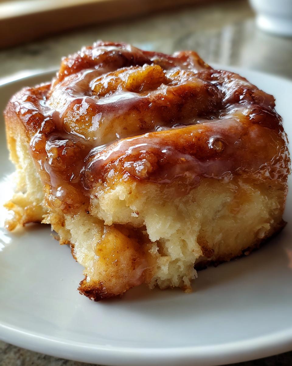 Peach Cobbler Cinnamon Rolls - detail 1