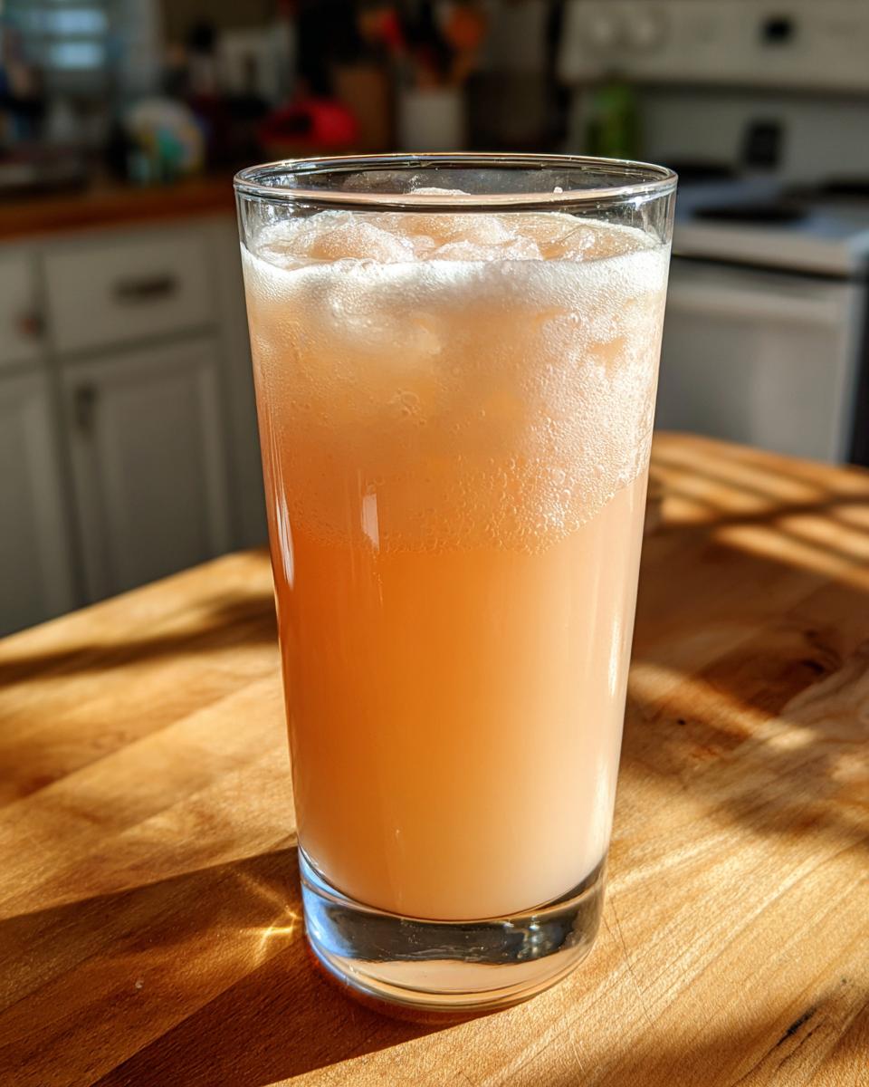 Peach Frosted Lemonade Copycat - detail 2