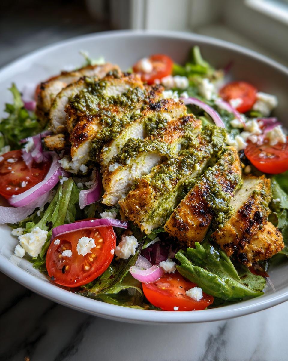 Unbeatable 30-Minute Pesto Grilled Chicken Salad Recipe 6 Pesto Grilled Chicken Salad - detail 2