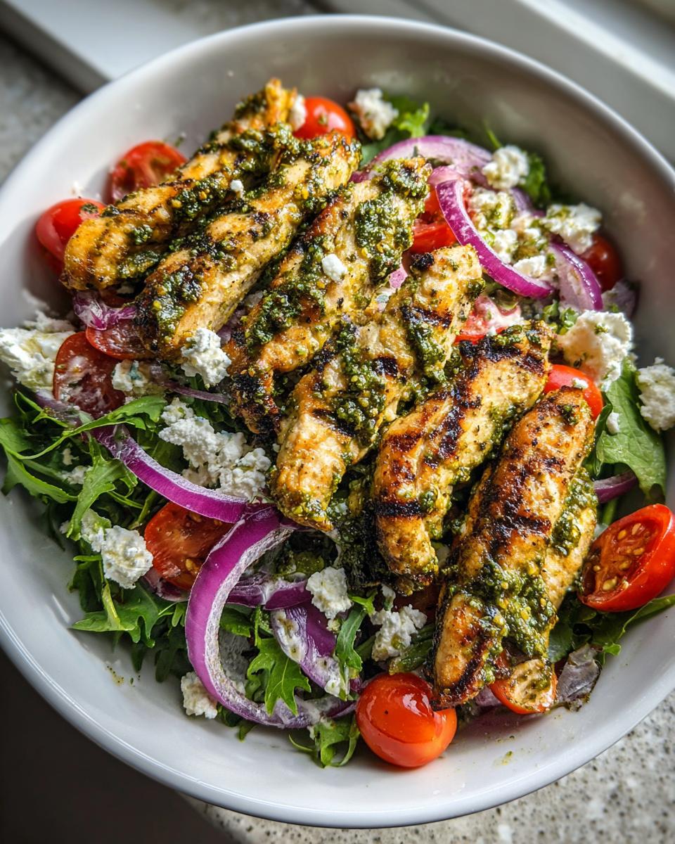 Unbeatable 30-Minute Pesto Grilled Chicken Salad Recipe 7 Pesto Grilled Chicken Salad - detail 3