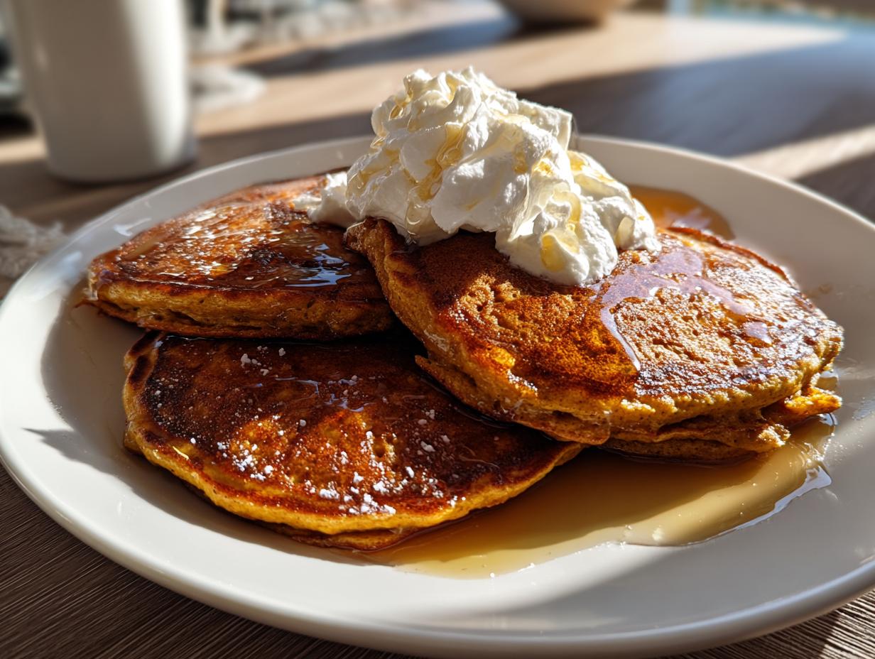 Protein-Packed Pumpkin Pancakes