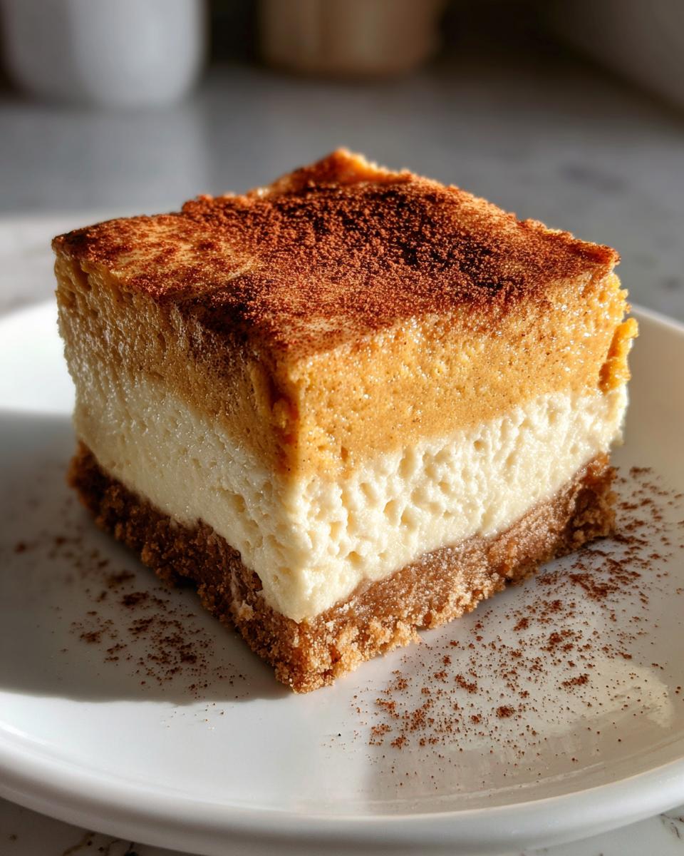 Pumpkin Cheesecake Bars - detail 2