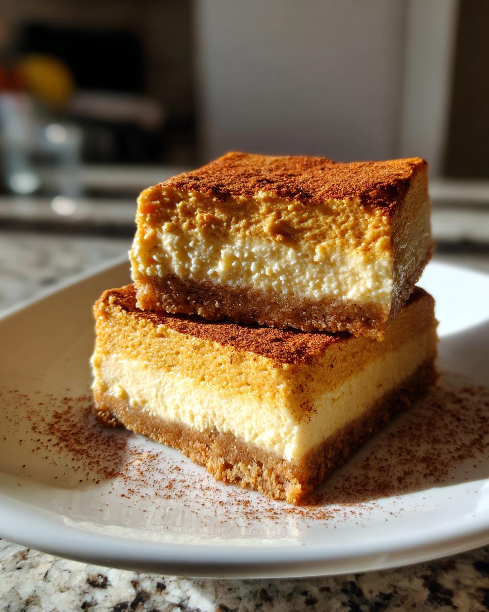 Pumpkin Cheesecake Bars - detail 3