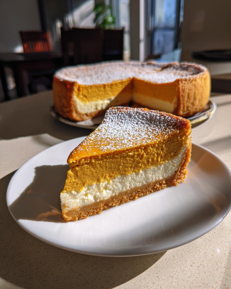 Pumpkin Cheesecake Pie - detail 1