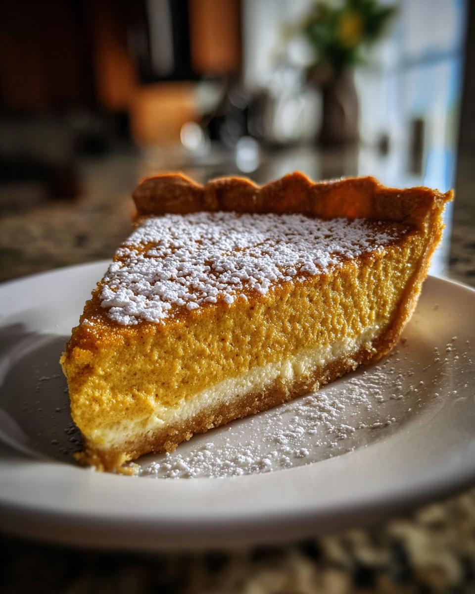 Pumpkin Cheesecake Pie - detail 3