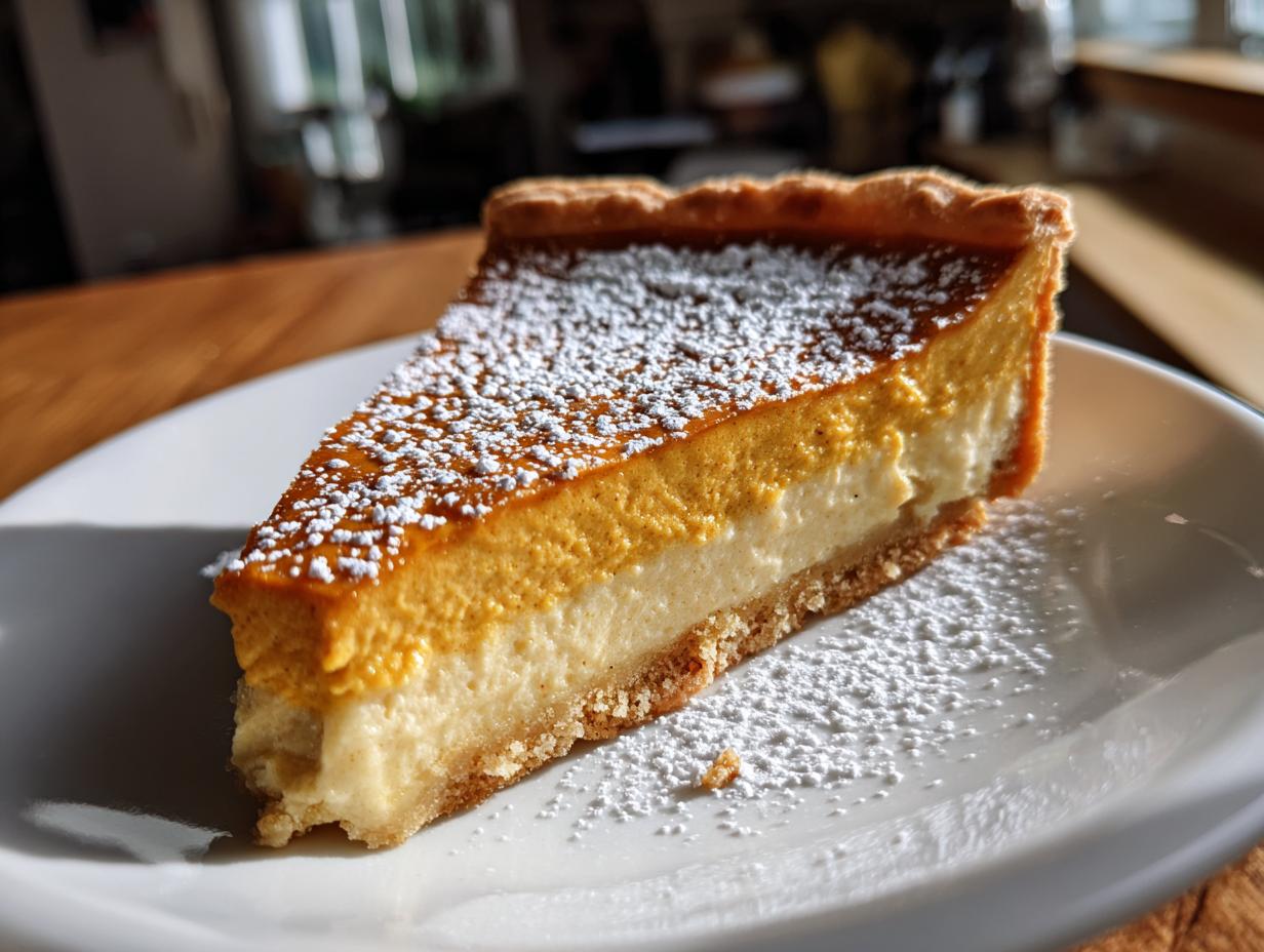 Pumpkin Cheesecake Pie