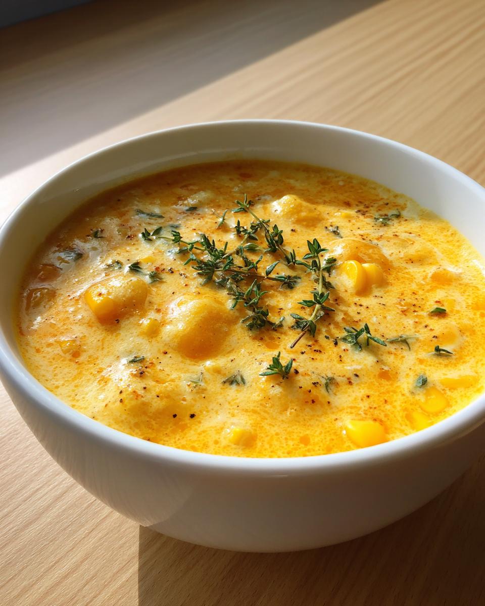 Pumpkin Chowder with Corn - detail 1