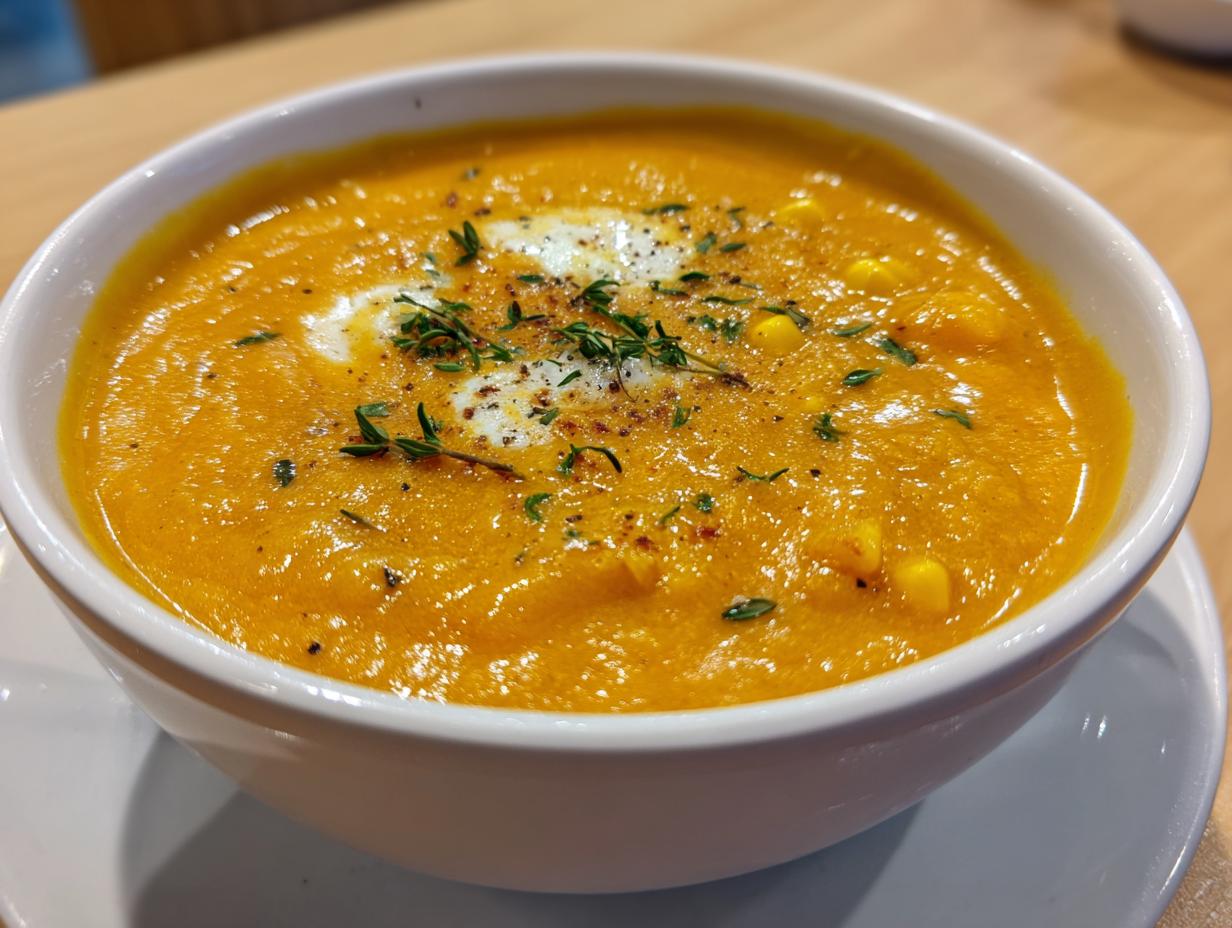 Pumpkin Chowder with Corn