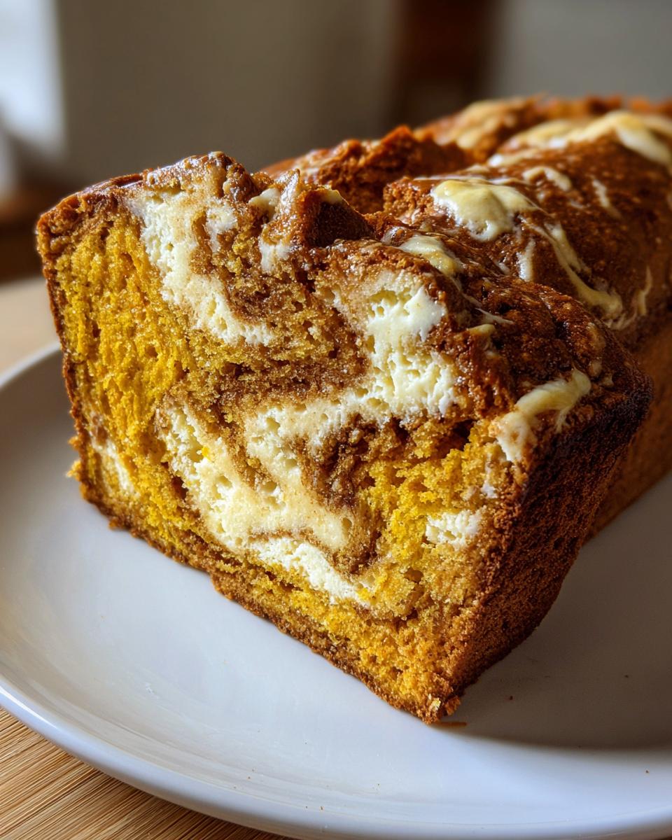 Pumpkin Cream Cheese Swirl Bread - detail 4
