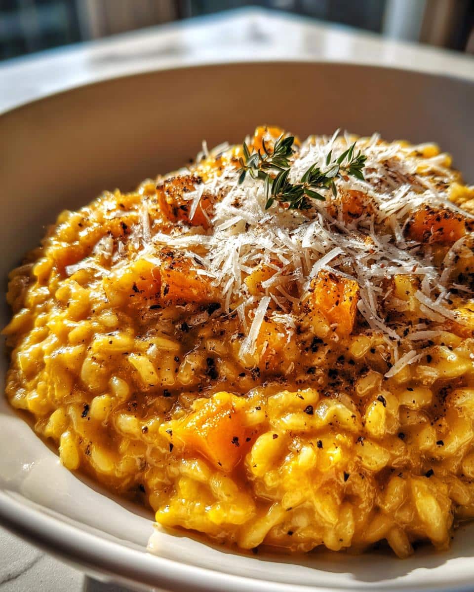 Creamy Pumpkin Parmesan Risotto - 30-Minute Comfort Bliss 5 Pumpkin Parmesan Risotto - detail 2