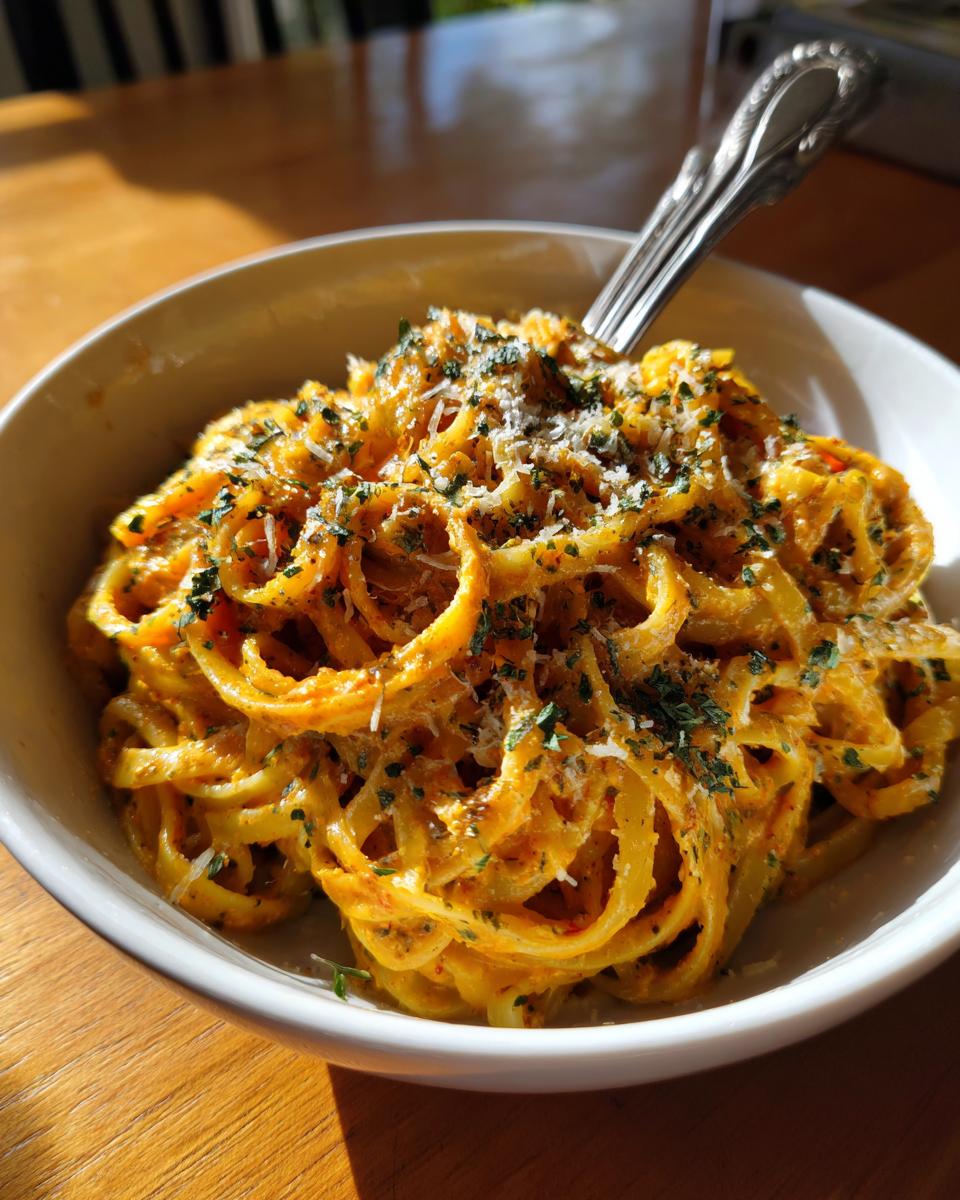 Pumpkin Pesto Pasta - detail 1