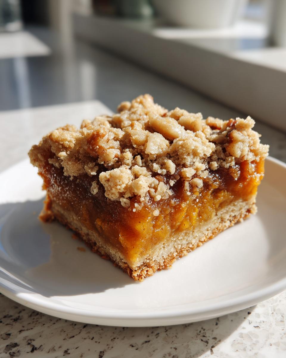 Pumpkin Pie Bars with Streusel Topping - detail 2
