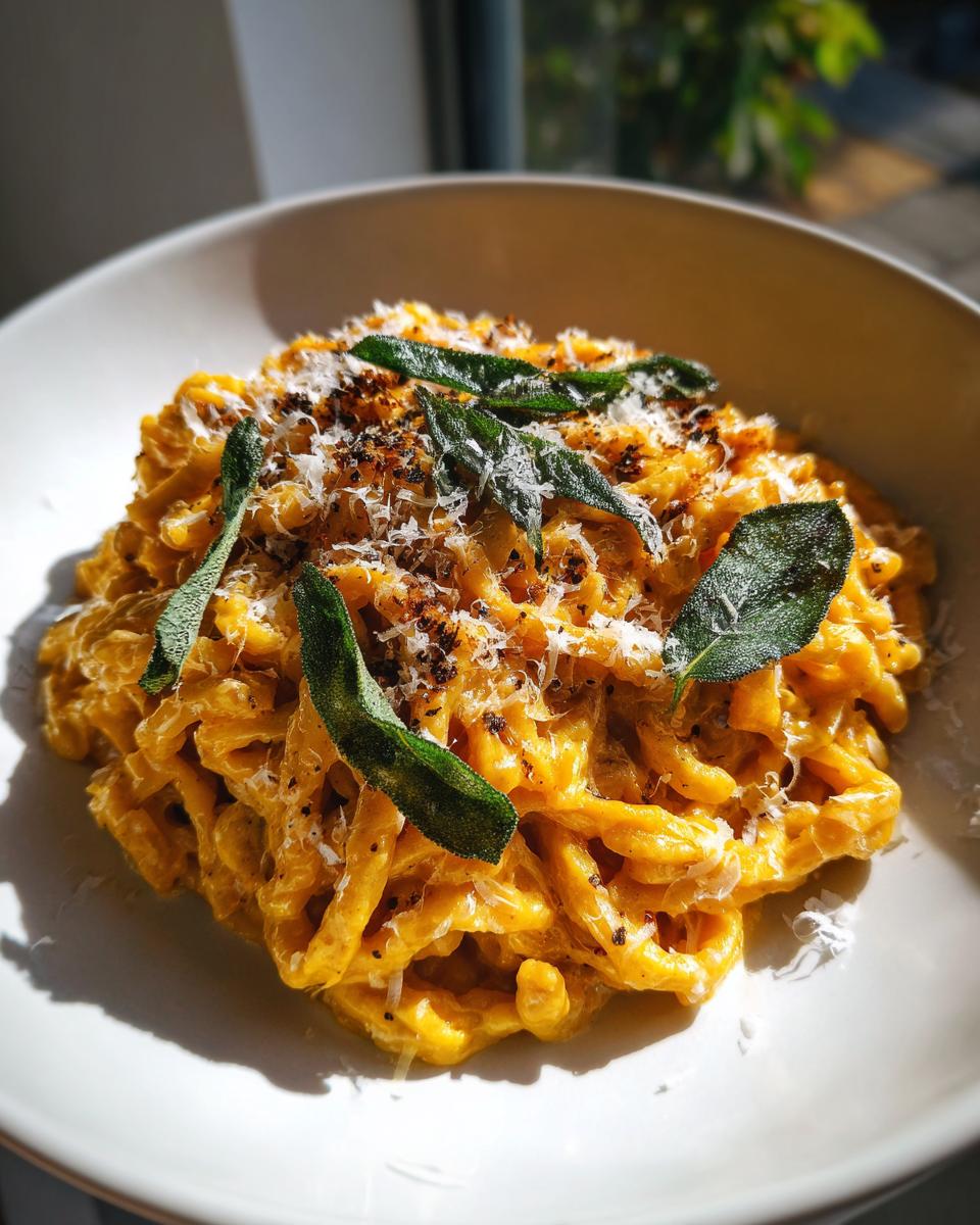 Pumpkin Sage Pasta with Brown Butter - detail 1