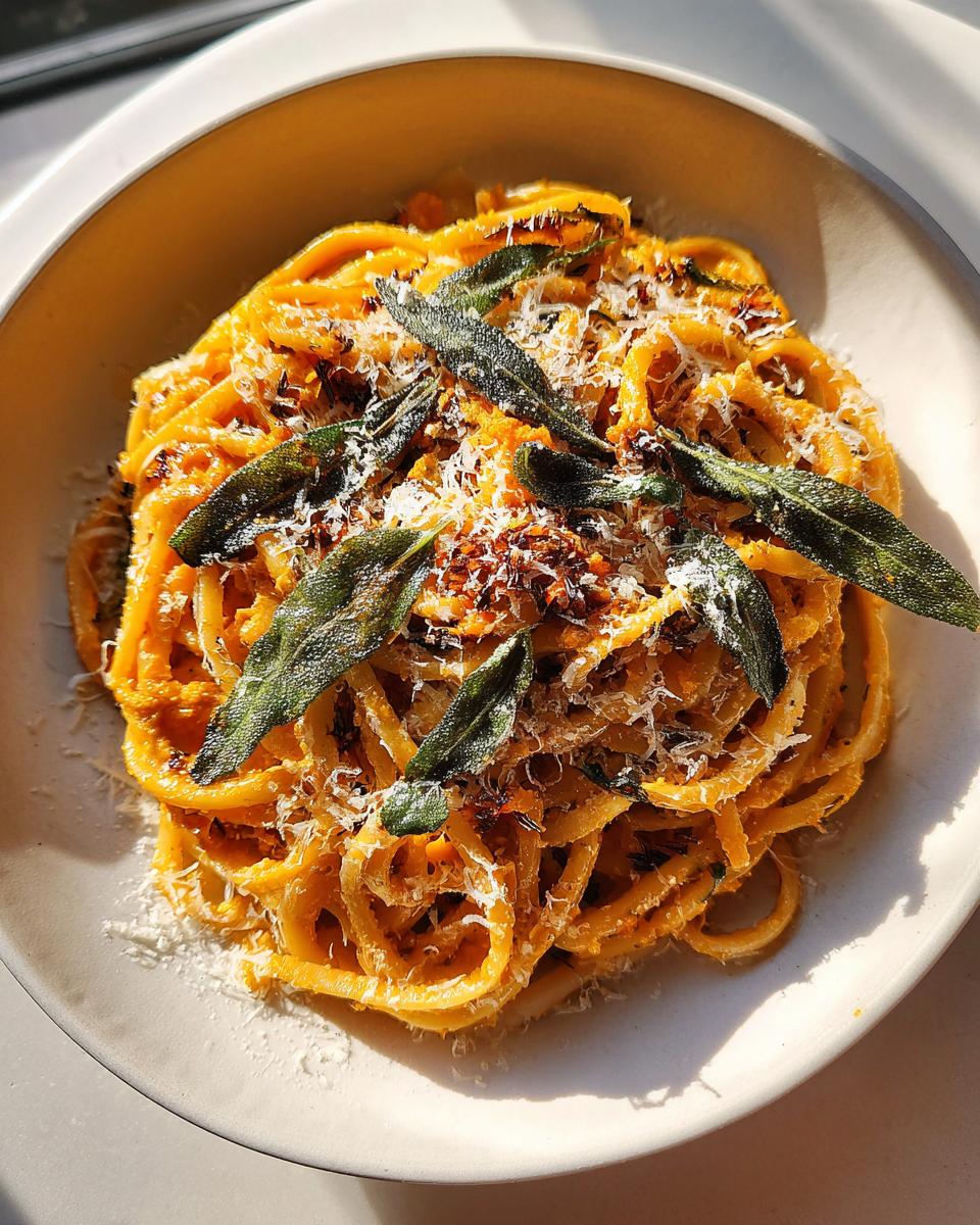 Pumpkin Sage Pasta with Brown Butter - detail 2