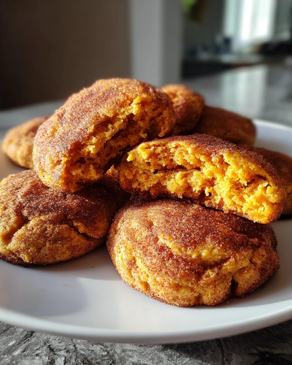 1 Bowl Pumpkin Snickerdoodle Cookies Irresistible Fall Bliss 6 Pumpkin Snickerdoodle Cookies - detail 1