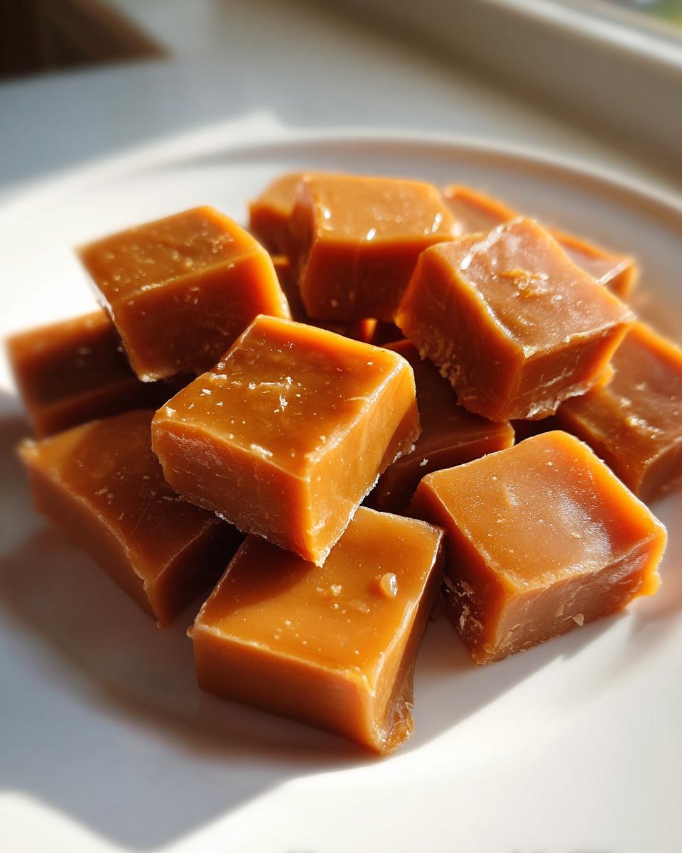 Pumpkin Spice Caramels - detail 2