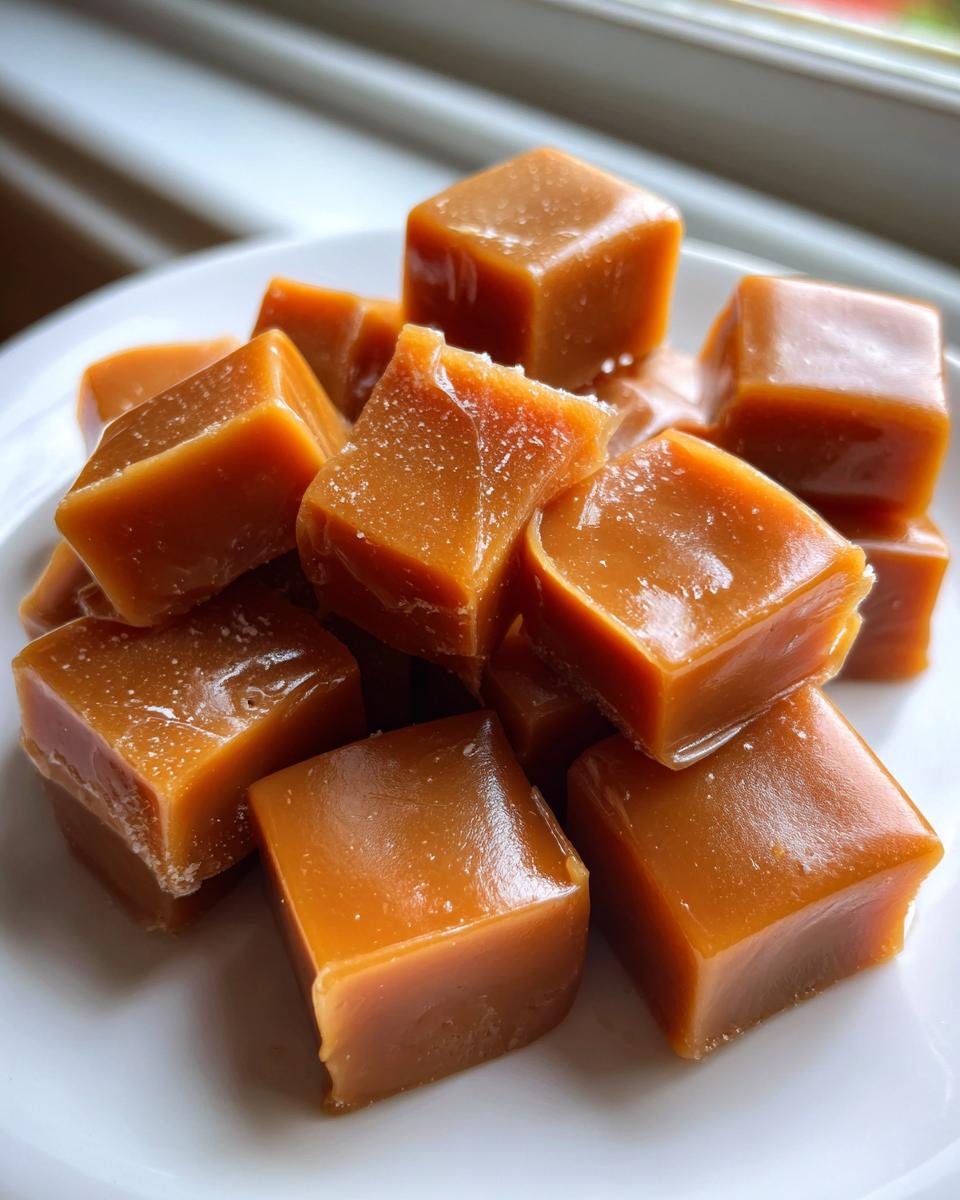 Pumpkin Spice Caramels - detail 3