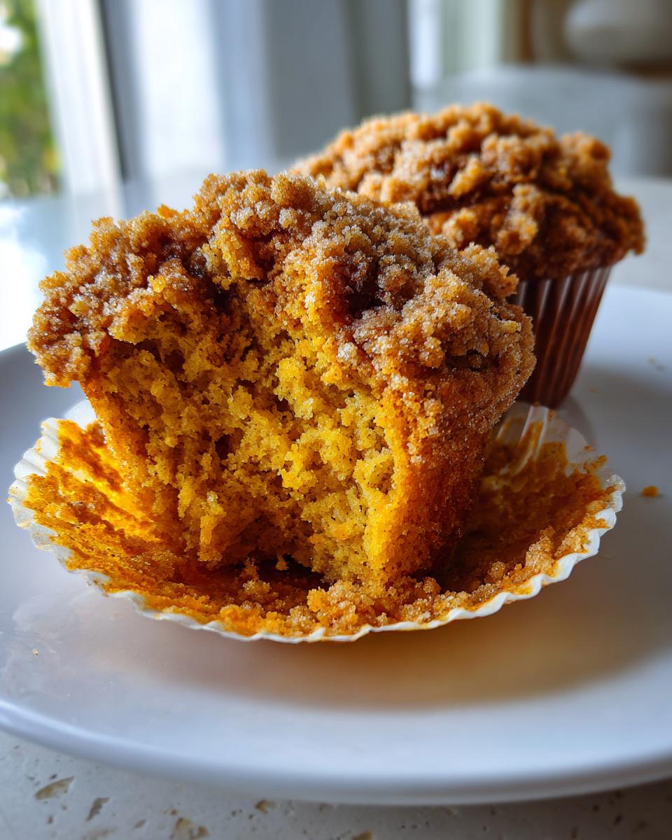 Decadent Pumpkin Streusel Muffins - 5-Star Fall Favorite! 6 Pumpkin Streusel Muffins - detail 2