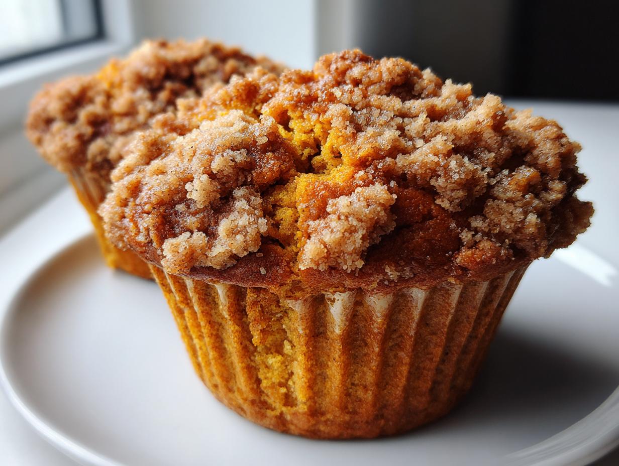 Pumpkin Streusel Muffins