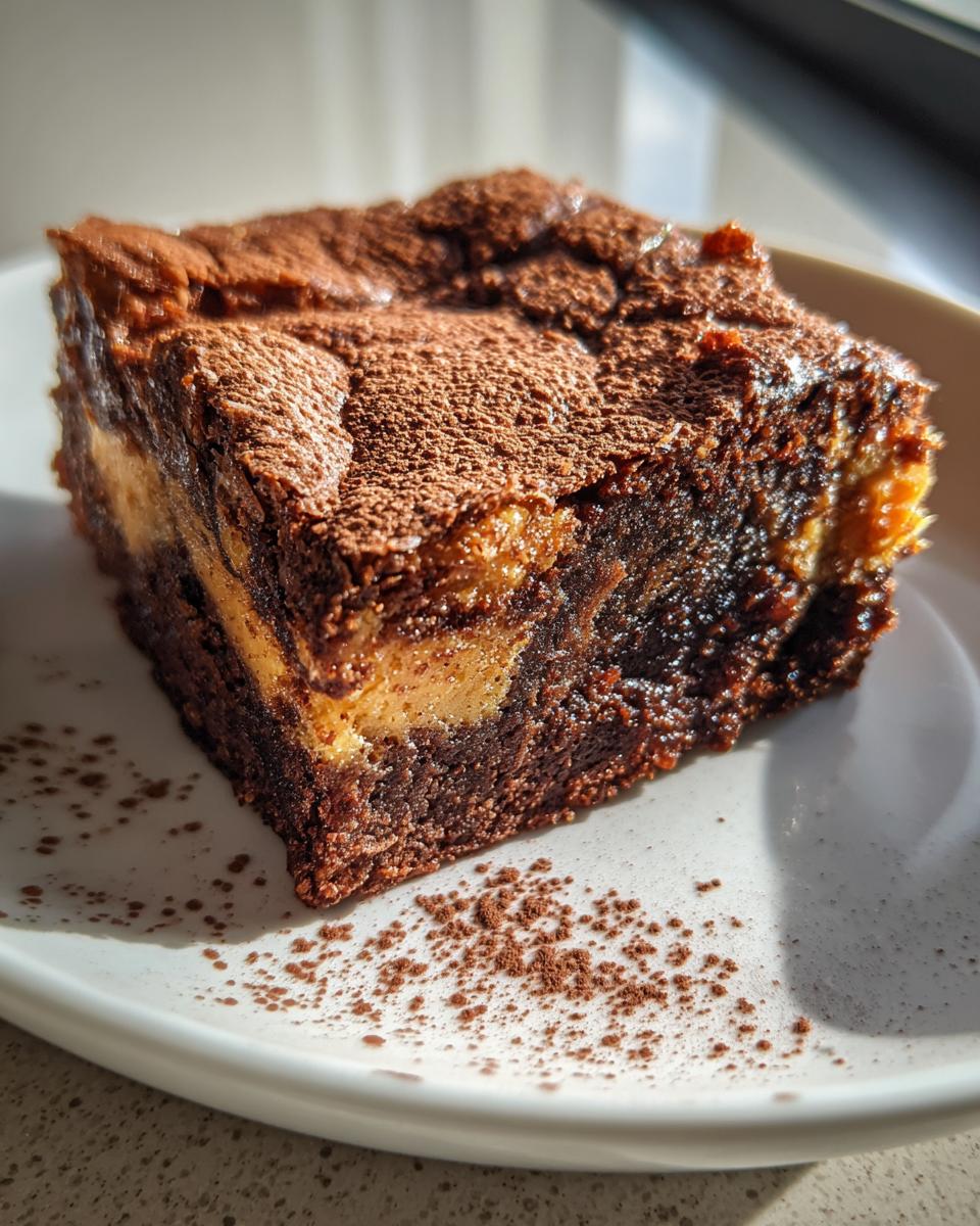 Pumpkin Swirl Brownies - detail 2