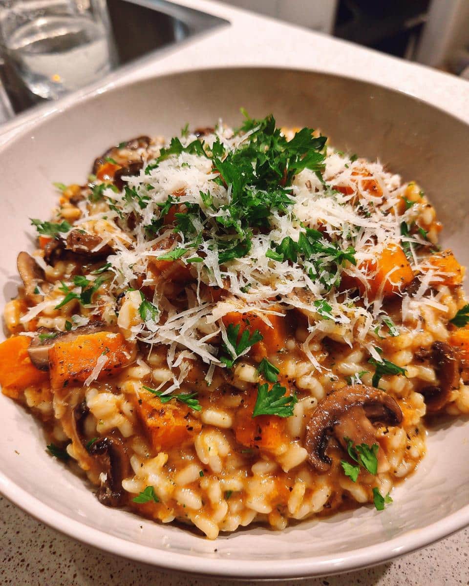 Creamy Pumpkin and Mushroom Risotto: Your Ultimate 30-Minute Comfort Dish 6 Pumpkin and Mushroom Risotto - detail 1