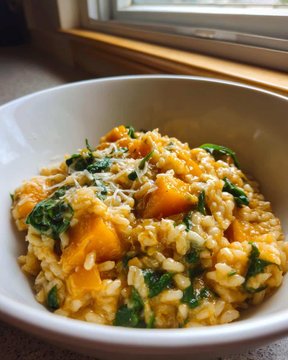 Creamy Pumpkin and Spinach Risotto Recipe in 35 Minutes 5 Pumpkin and Spinach Risotto - detail 2