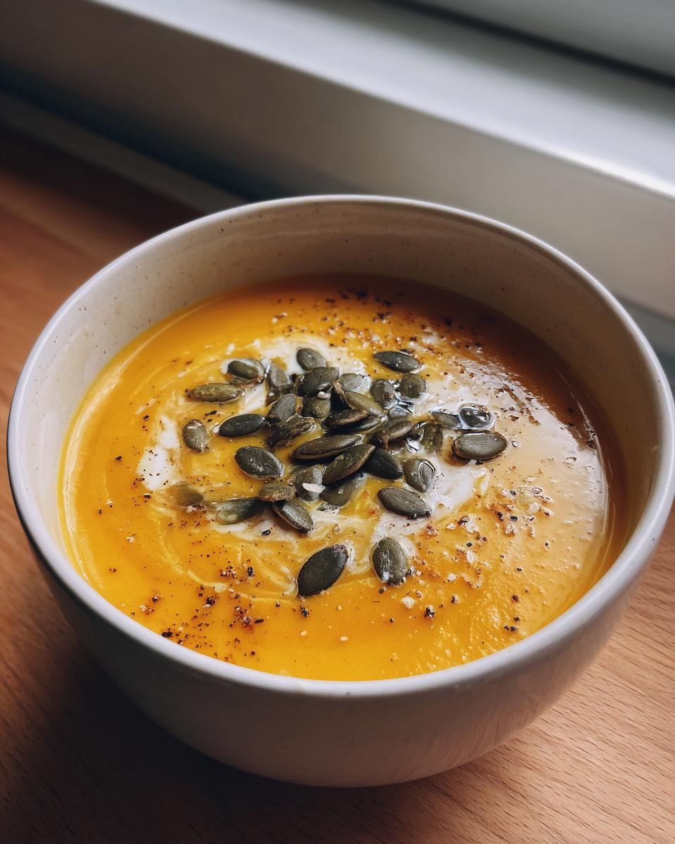 Pumpkin and Sweet Potato Soup - detail 2