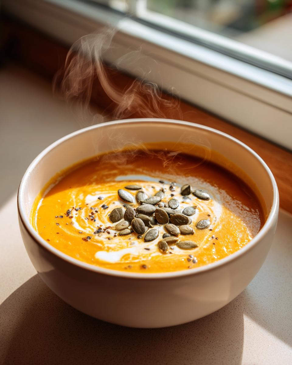 Pumpkin and Sweet Potato Soup - detail 3