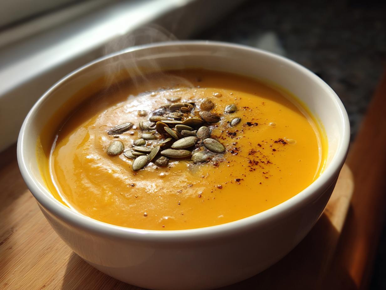 Pumpkin and Sweet Potato Soup