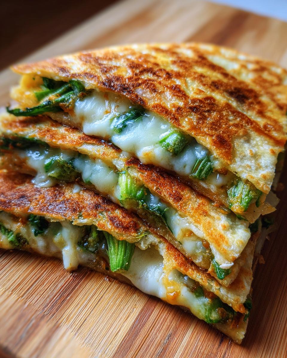 Quesadillas de Flor de Calabaza (Squash Blossom) - detail 2