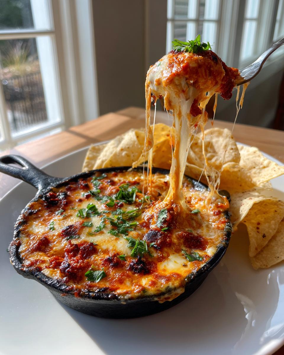 Queso Fundido with Chorizo - detail 3
