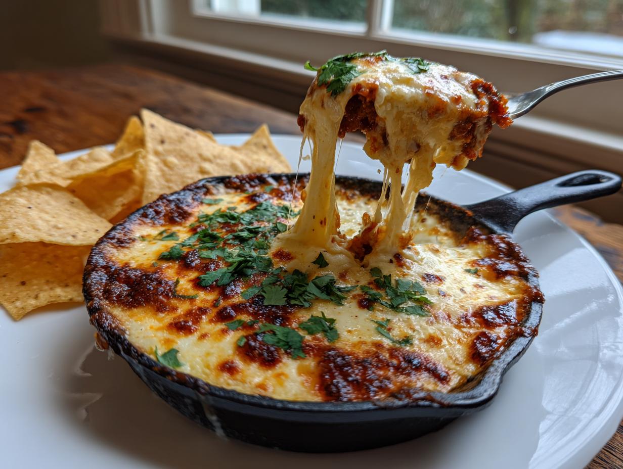 Queso Fundido with Chorizo