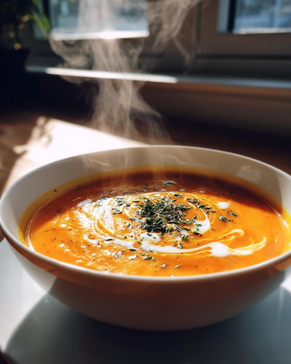 Magic 4-Ingredient Roasted Pumpkin and Carrot Soup Bliss 6 Roasted Pumpkin and Carrot Soup - detail 2