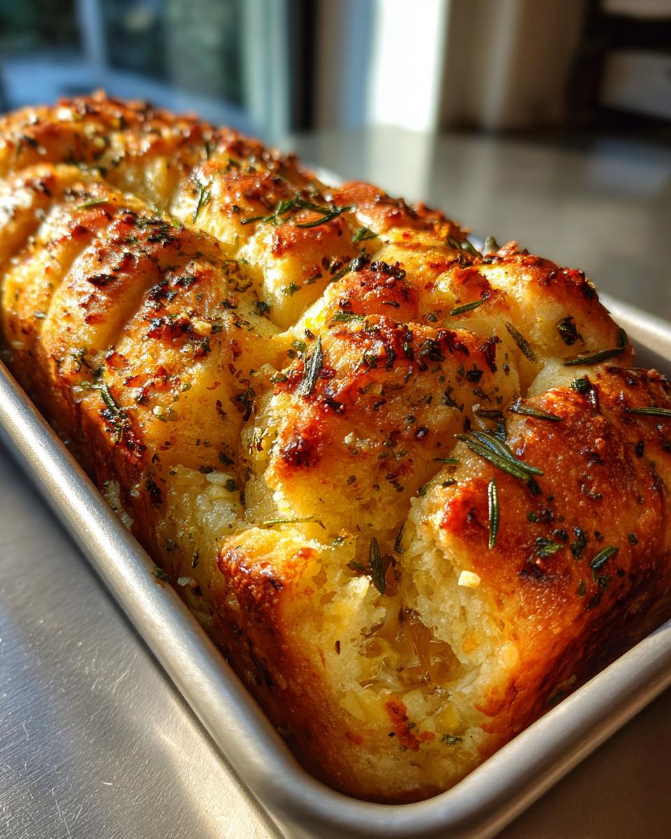 Irresistible Rosemary Garlic Pull Apart Bread in 20 Pieces 6 Rosemary Garlic Pull Apart Bread - detail 2