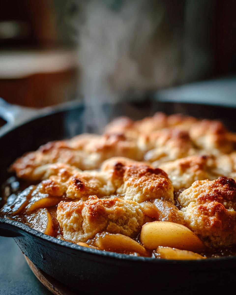 Easy Skillet Apple Cobbler Recipe with 4 Secret Tips Inside 5 Skillet Apple Cobbler - detail 1