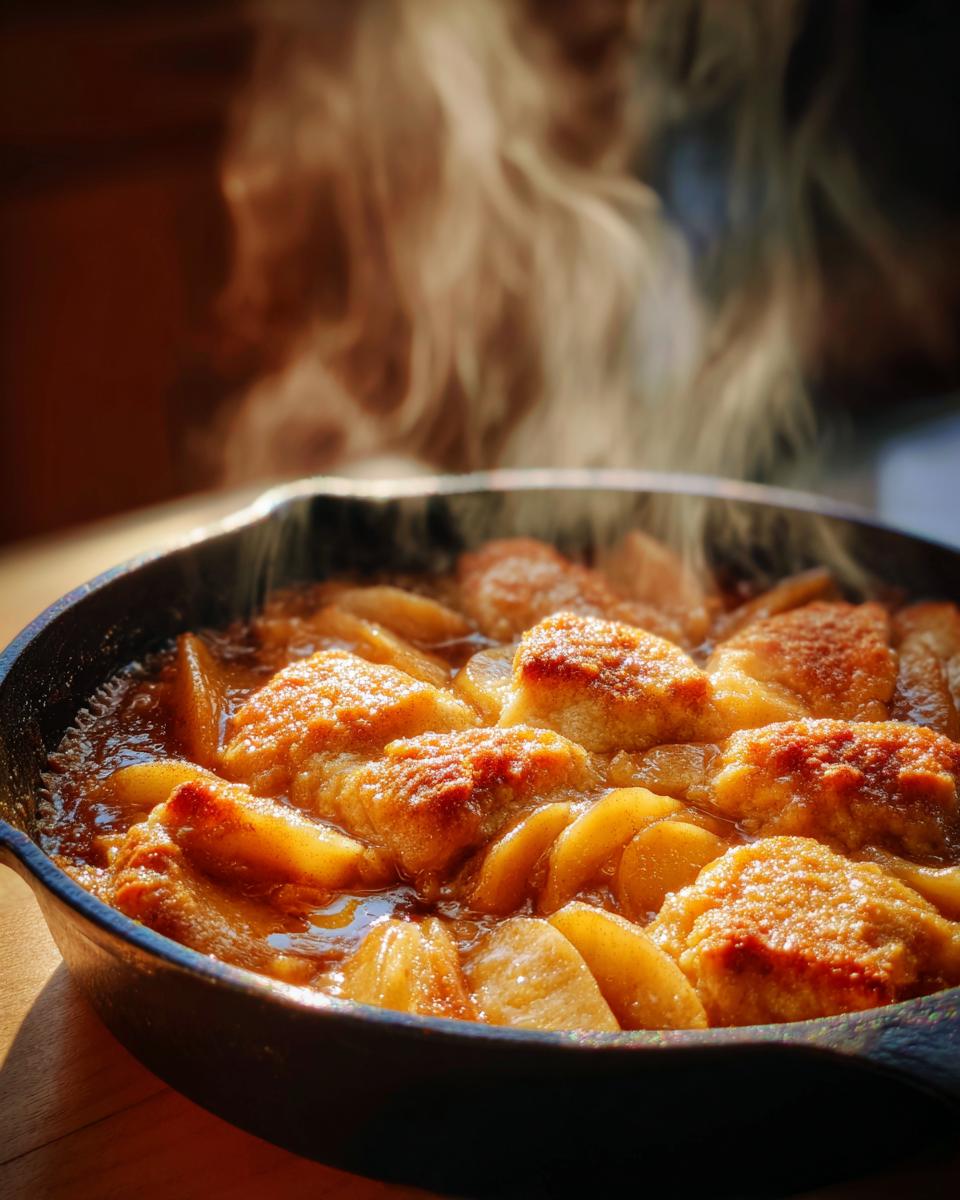 Easy Skillet Apple Cobbler Recipe with 4 Secret Tips Inside 7 Skillet Apple Cobbler - detail 3