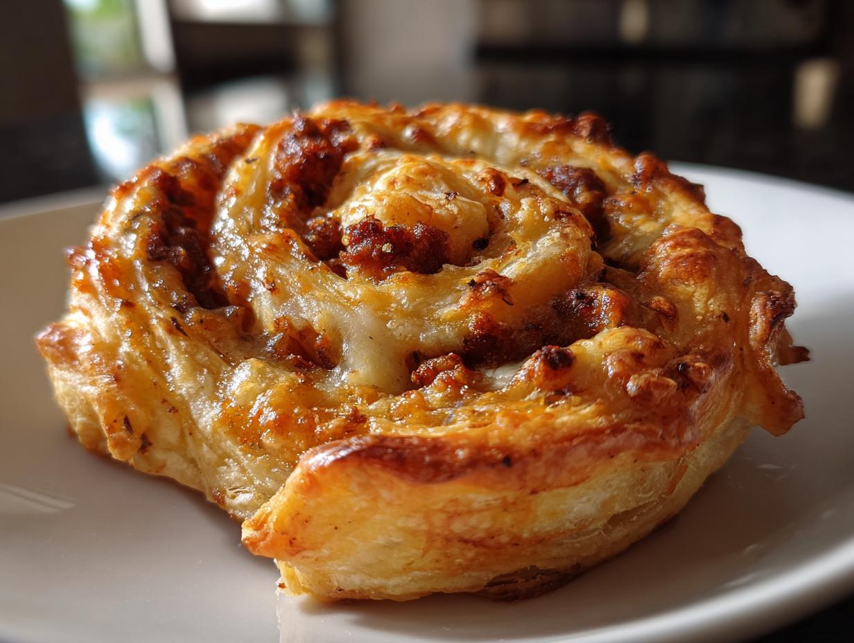 Spicy Chorizo and Cheese Pinwheels