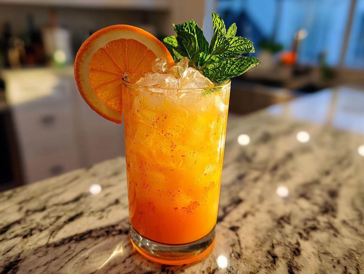 Spicy Coconut Orange Mocktail