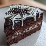 Spooky Spider Web Chocolate Cake: 2-Ingredient Decor Trick 8 Spider Web Chocolate Cake