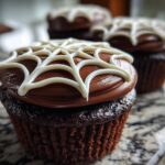 Spider Web Cupcakes: Hauntingly Delicious 3-Step Treats 8 Spider Web Cupcakes