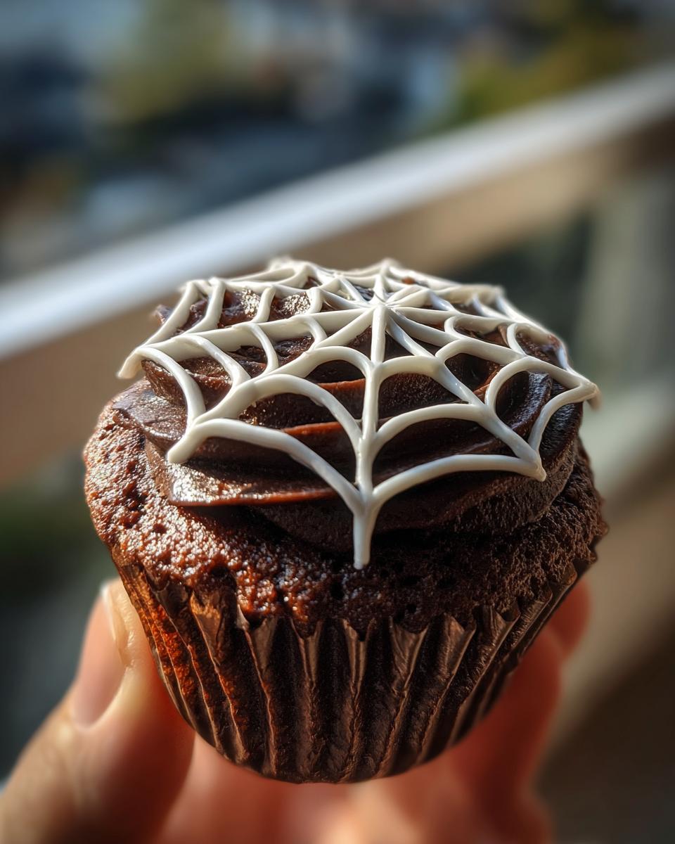 Spider Web Cupcakes: Hauntingly Delicious 3-Step Treats 5 Spider Web Cupcakes - detail 1