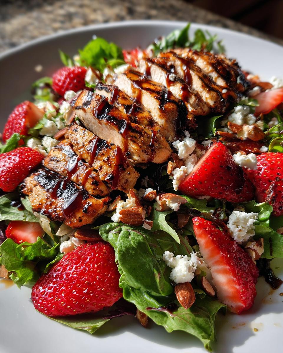 36-Minute Strawberry Grilled Chicken Salad You'll Crave 6 Strawberry Grilled Chicken Salad - detail 2