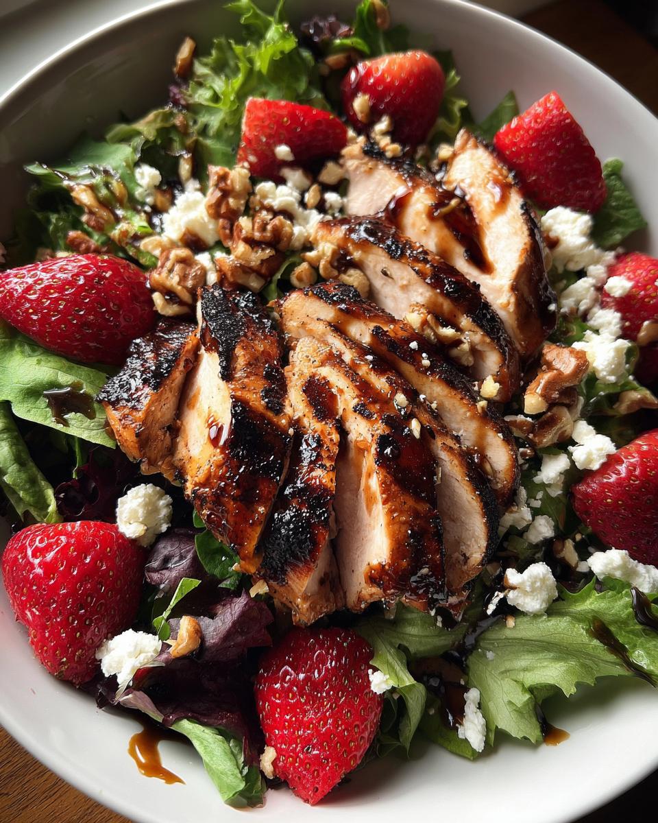 36-Minute Strawberry Grilled Chicken Salad You'll Crave 7 Strawberry Grilled Chicken Salad - detail 3